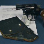 SOLD VERY SCARCE 1954 U. S. AIR FORCE ISSUE SMITH & WESSON M-13 LIGHTWEIGHT REVOLVER......"THE AIRCREWMAN" WITH FACTORY LETTER