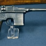 sold WWI GERMAN ARMY ISSUE MAUSER 1896/12 "BROOMHANDLE" PISTOL..... 7.63 m/m.....VERY SHARP