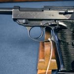 SOLD VERY EARLY PRODUCTION (1942)  SPREEWERKE P.38 PISTOL PRE LETTER BLOCK.....VERY SHARP!