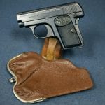 SOLD FN MODEL 1905 VEST POCKET PISTOL....WW2 BRING BACK WITH VERY SCARCE FN PURSE HOLSTER