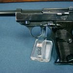 SOLD EYE POPPING WALTHER P.38 PISTOL....ac41 HIGH POLISH FINISH WITH ONE MATCHING MAG........STUNNING!