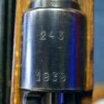 SOLD VERY SCARCE 243 CODE 1939 MAUSER BORSIGWALDE K98k MAUSER RIFLE.....VERY SHARP MATCHING WITH SLING!