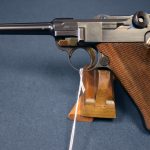 SOLD EXCEPTIONAL DWM 1900 SWISS LUGER AND HOLSTER....EARLY 4 DIGIT PRODUCTION...WITH HOLSTER....EYE POPPING!