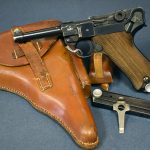 SOLD 1940 MAUSER BANNER LUGER....POLICE EAGLE L MARKED....2 MATCHING MAGS..........MINT CRISP FULL RIG