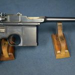 SOLD VERY RARE WWI GERMAN ARMY IMPERIAL PROOFED MAUSER PRE WAR/WARTIME COMMERICAL C96 "BROOMHANDLE" PISTOL..... 7.63 m/m....MINT SHARP!!!