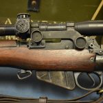 SOLD EXCEPTIONAL BRITISH 1945 NO.4T LEE ENFIELD SNIPER RIFLE.....WITH MATCHING SCOPE AND MOUNT & SCOPE CASE.......MINT STUNNING!!!