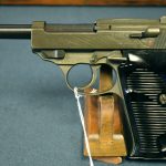 Sold - VERY SCARCE MAUSER MADE P.38 PISTOL WITH FN AC43 SLIDE......DUAL TONE....MINT!