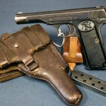 SOLD SCARCE WaA 103 PROOFED FN MODEL 1922 PISTOL......MAY, 1941 PRODUCTION......WaA103 PROOFED MAGS......FULL RIG....VERY SHARP!