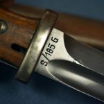 Sold.  SCARCE S/185G CODED (ELITE DIAMONT) "G" (1935) DATED MATCHING 98K BAYONET AND 1937 DATED FROG......