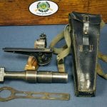 SOLD VERY SCARCE COMPLETE GERMAN WW2 ISSUE GRENADE LAUNCHER FOR THE K98k RIFLE....WITH CASE....1943 PRODUCTION