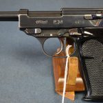 SOLD EXTREMELY RARE WALTHER FIRST VARIATION ZERO SERIES P.38 PISTOL.......HIDDEN EXTRACTOR.....VERY SHARP!!!