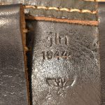 H-381...jln coded Deutsche Lederwerkstatten GmbH 1944 dated P.38 Black Soft Shell Holster MINT