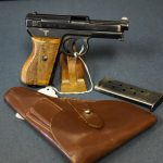 SOLD MAUSER MODEL 1934 PISTOL....KRIEGSMARINE EAGLE/M MARKED.....MINT FULL RIG....EAGLE/M HOLSTER!!!
