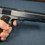 SOLD VERY EARLY PRODUCTON (523rd) US ARMY COLT 1924 TRANSITION MODEL.........STUNNING!