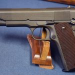 SOLD US WW2 COLT 1911A1 US ARMY PISTOL MAY, 1942 PRODUCTION....WB CARTOUCHED... MATCHING SLIDE....VERY SHARP!