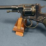 SOLD SCARCE 1916 DATED WW1 IMPERIAL RUSSIAN NAGANT REVOLVER.........DOUBLE ACTION OFFICER'S MODEL...... ALL MATCHING