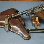 SOLD  EXCEPTIONAL 1940 42 CODE GERMAN ARMY LUGER PISTOL....WITH 2 MATCHING MAGS.......MINT FULL RIG