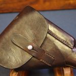 sold - H-600 Very  Rare AKAH RED BROWN Walther PPK Holster......leading edge model...Correct Holster for Nazi RZM PPK