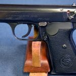 SOLD SCARCE VERY EARLY SAUER H MODELL PISTOL.......JAN, 1940 PRODUCTION......WITH FACTORY PAINTED SIGHTS......UBER RARE!