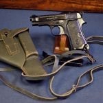 sold - EXCEPTIONAL 1935 BERETTA PISTOL..... "4UT" MARKED EARLY HIGH POLISH VARIANT......MINT NEW FULL RIG!