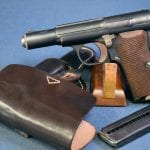 SOLD NAZI ISSUE ASTRA 300 WAFFENAMTED .380....FULL RIG.....JUNE,1943 DELIVERY.....MINT!