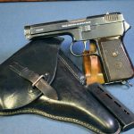 Sold - CZECH CZ 38 FULLY RIGGED OUT P39(t) PISTOL WITH RARE HARDSHELL NAZI HOLSTER & CAPTURE PAPERS!