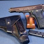 SOLD NAZI MARKED FRENCH MAB D PISTOL.......FULL RIG......WITH CAPTURE PAPERS!.....SHARP!