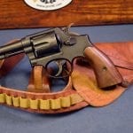 SOLD US NAVY ISSUED SMITH & WESSON VICTORY REVOLVER & USN BOYT 44 SHOULDER HOLSTER.......MINT SHARP!