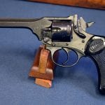 SOLD SCARCE EARLY 1941 BRITISH WW2 MILITARY ISSUE WEBLEY MARK IV .38 145/200 REVOLVER....MINT CRISP.....PROBABLY SOE ISSUE TO FRENCH RESISTANCE