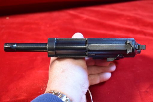 SOLD ULTRA RARE ac44 FN SLIDE SPREEWERKE P.38 PISTOL, VERY LATE ZERO SERIES WITH FN SLIDE, MINT, SO RARE! - Image 13