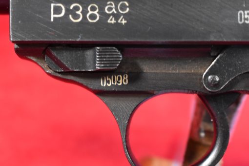SOLD ULTRA RARE ac44 FN SLIDE SPREEWERKE P.38 PISTOL, VERY LATE ZERO SERIES WITH FN SLIDE, MINT, SO RARE! - Image 6