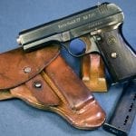 SOLD EARLY WAR HIGH POLISH FINISH Cz27 CZECH NAZI PISTOL.....NICE FULL RIG......NAMED TO A NAZI DOCTOR