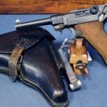 SOLD VERY RARE DWM 1908 EARLY NAZI POLICE LUGER.....FULL 2 MATCHING MAG RIG.....MAGNIFICENT!!!