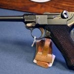 SOLD RARE EXCEPTIONAL DWM 1900 DISH TOGGLE AMERICAN EAGLE LUGER...7.65m/m (30 Luger).....VERY SHARP AND STUNNING!