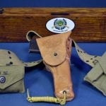 SOLD EXCEPTIONAL US WW2 COLT 1911A1 ARMY PISTOL.......JAN, 1943....... MATCHING SLIDE 100% CORRECT......STUNNING MINT NEW FULL RIG!!!