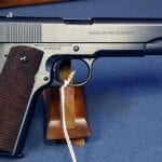 SOLD EXCEPTIONAL AND STUNNING US ARMY COLT 1924 TRANSITION MODEL PISTOL...... THE FINEST KNOWN EXAMPLE