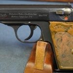 SOLD EXTREMELY RARE PRE WAR WALTHER PPK PISTOL........9mm KURZ....(.380 AUTO).....BOTTOM RELEASE MAG.......VERY SHARP!!!