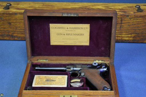 Cogswell & Harrison retailer sold 1906 DWM Luger