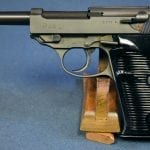 SOLD  VERY SCARCE MAUSER MADE P.38 PISTOL WITH FN ac43 SLIDE......DUAL TONE....MINT CRISP!