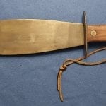 SOLD B-425 RARE CASE MADE O.S.S. ISSUE  APPLEGATE-FAIRBAIRN SMATCHET WITH SCABBARD