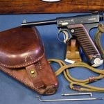 SOLD EXCEPTIONAL RARE TYPE 14 NAMBU PISTOL....NAGOYA/CHIGUSA  7.7 date (JULY 1932)......MINT SHARP RIG WITH LANYARD TOO!!!