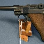 SOLD SCARCE 1941 Small Date MAUSER BANNER  POLICE "EAGLE L" LUGER...1 MATCHING MAG.....HIDDEN IN GERMANY UNTIL 1995!!! MINT SHARP!