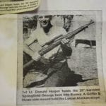 DOCUMENTED US WW2  1903 SPRINGFIELD SNIPER 20" CARBINE.....COMBAT USED IN BURMA....CARRIED BY CAPT JOHN B. GEORGE  ....MERRELLS MARAUDERS