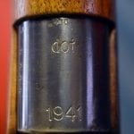 SOLD EXCEPTIONAL RARE WALNUT STOCKED GERMAN WW2  DOT41 CODE G33/40 CARBINE......ALL MATCHING....GREAT STOCK!