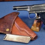 SOLD VERY SCARCE JAPANESE TYPE 94 NAMBU PISTOL....13.9 DATE (SEPT, 1938) EARLY PRODUCTION…..2 MATCHING MAG RIG....VERY SHARP!!!