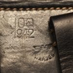 sold H-449 joa-Dresdner Koffer P.38Hard Shell Leather Holster. 1942 DATED