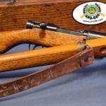 SOLD RARE EARLY PRODUCTION JAPANESE TYPE 2 PARATROOPER RIFLE…….ALL MATCHING AND MINT! WITH RARE DOCUMENTED UNIT MARKED SLING!!!