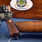 SOLD LATE PRODUCTION MAUSER MODEL 1930 BROOMHANDLE PISTOL…….WITH ORIGINAL STOCK......MINT CRISP!