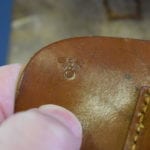 H-827 Mid War Tan Police Eagle/B holster for the Sauer 38H or HSc Pistol...Mint