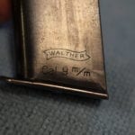 SOLD M86 RARE WALTHER  Cal 9m/m MARKED PP MAG